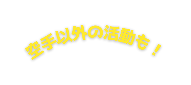 空手以外の活動も